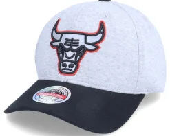 Chicago Bulls 186 Redline Grey/Black Adjustable - Mitchell & Ness