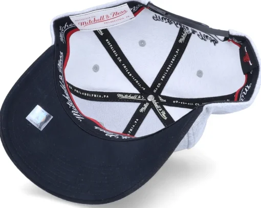 Chicago Bulls 186 Redline Grey/Black Adjustable - Mitchell & Ness