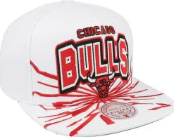 Chicago Bulls Aftershock White Snapback - Mitchell & Ness