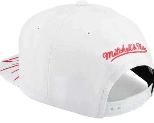 Chicago Bulls Aftershock White Snapback - Mitchell & Ness