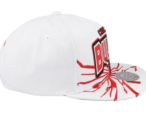 Chicago Bulls Aftershock White Snapback - Mitchell & Ness
