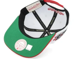 Chicago Bulls All Starz White/Red Snapback - Mitchell & Ness