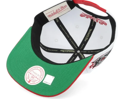 Chicago Bulls All Starz White/Red Snapback - Mitchell & Ness