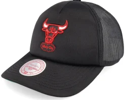 Chicago Bulls Basic Black Trucker - Mitchell & Ness