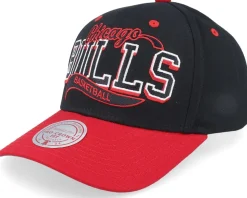 Chicago Bulls Beautiful Chaos Pro Black/Red Adjustable - Mitchell & Ness