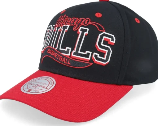 Chicago Bulls Beautiful Chaos Pro Black/Red Adjustable - Mitchell & Ness