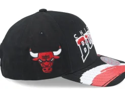 Chicago Bulls Brushed Past Ya Pro Black Adjustable - Mitchell & Ness