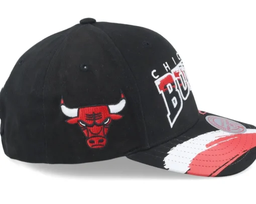 Chicago Bulls Brushed Past Ya Pro Black Adjustable - Mitchell & Ness