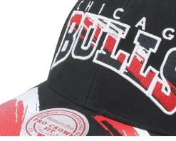 Chicago Bulls Brushed Past Ya Pro Black Adjustable - Mitchell & Ness