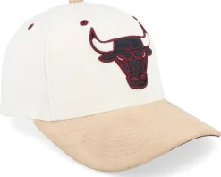 Chicago Bulls Cardinal Classic Red Cream Adjustable - Mitchell & Ness