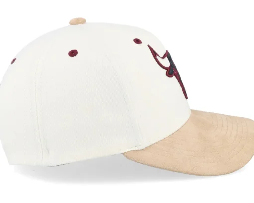 Chicago Bulls Cardinal Classic Red Cream Adjustable - Mitchell & Ness
