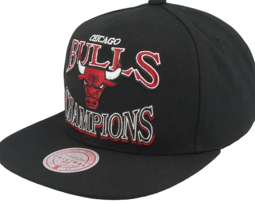 Chicago Bulls Champions Era Hwc Black Snapback - Mitchell & Ness
