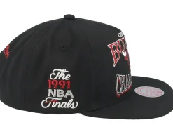 Chicago Bulls Champions Era Hwc Black Snapback - Mitchell & Ness