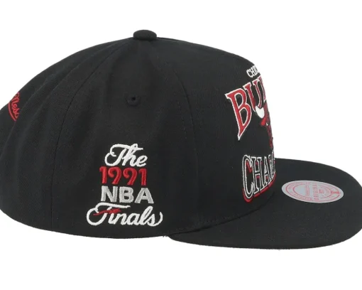 Chicago Bulls Champions Era Hwc Black Snapback - Mitchell & Ness