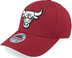 Chicago Bulls Classic Red Burgundy Adjustable - Mitchell & Ness