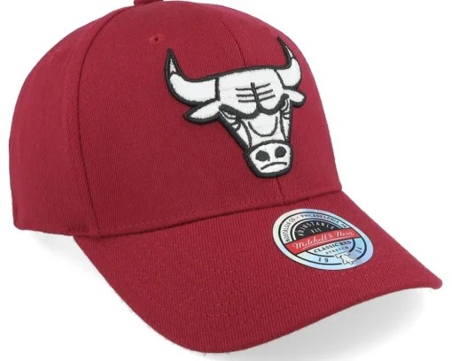 Chicago Bulls Classic Red Burgundy Adjustable - Mitchell & Ness