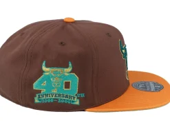 Chicago Bulls Copper Top Brown Fitted - Mitchell & Ness