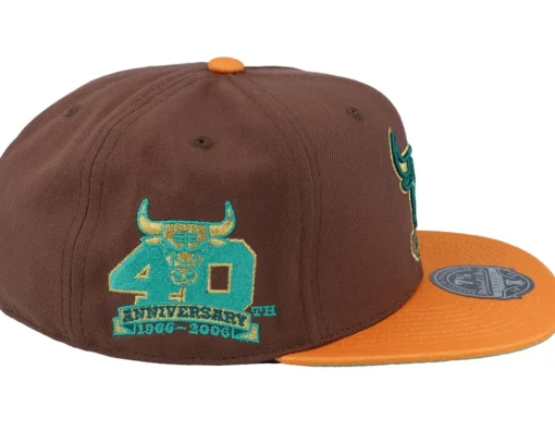Chicago Bulls Copper Top Brown Fitted - Mitchell & Ness