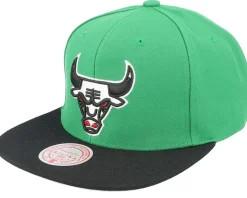 Chicago Bulls Core Basic Green/Black Snapback - Mitchell & Ness