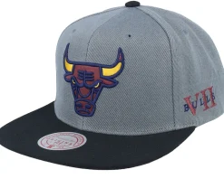 Chicago Bulls Core Vii Grey/Black Snapback - Mitchell & Ness