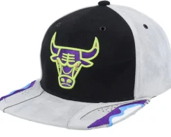 Chicago Bulls Day 6 Black/Grey/Purple Snapback - Mitchell & Ness