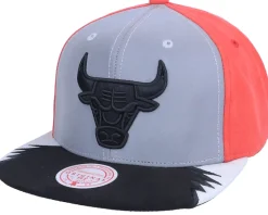 Chicago Bulls Day 5 Grey/Red Snapback - Mitchell & Ness