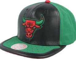 Chicago Bulls Day One Black/Green Snapback - Mitchell & Ness