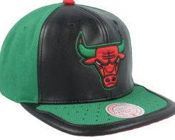 Chicago Bulls Day One Black/Green Snapback - Mitchell & Ness