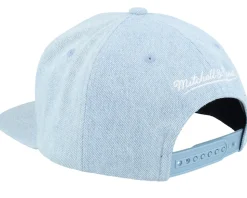 Chicago Bulls Denim Stitcher Light Blue Snapback - Mitchell & Ness