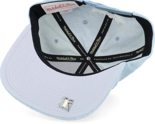 Chicago Bulls Denim Stitcher Light Blue Snapback - Mitchell & Ness
