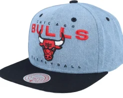 Chicago Bulls D-stressed Light Blue/Black Snapback - Mitchell & Ness