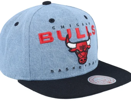 Chicago Bulls D-stressed Light Blue/Black Snapback - Mitchell & Ness