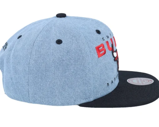 Chicago Bulls D-stressed Light Blue/Black Snapback - Mitchell & Ness