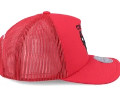 Chicago Bulls Evergreen Red Trucker - Mitchell & Ness