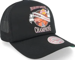 Chicago Bulls Finals Bulls Vs. Lakers Victory Road Black Trucker - Mitchell & Ness