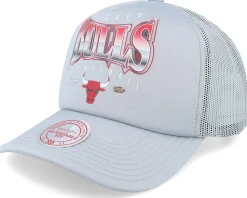 Chicago Bulls Glow Up Grey Trucker - Mitchell & Ness
