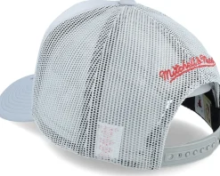 Chicago Bulls Glow Up Grey Trucker - Mitchell & Ness