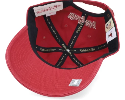 Chicago Bulls Golden Hour Glaze Red Dad Cap - Mitchell & Ness