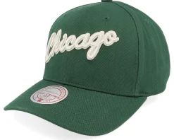 Chicago Bulls Green/Cream Pro Crown Green Adjustable - Mitchell & Ness