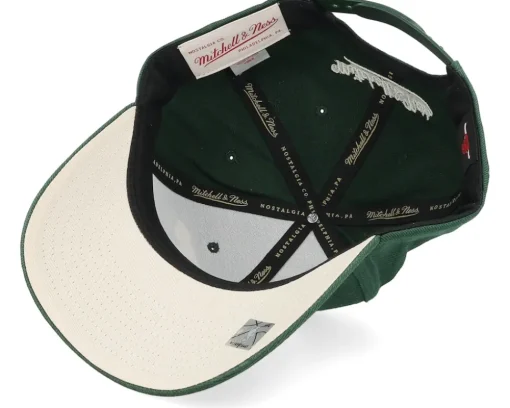Chicago Bulls Green/Cream Pro Crown Green Adjustable - Mitchell & Ness