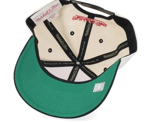 Chicago Bulls Horizon Pro Off White/Black Adjustable - Mitchell & Ness