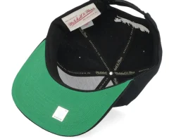 Chicago Bulls Line Work Black Snapback - Mitchell & Ness