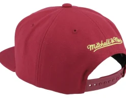 Chicago Bulls Merlot Shine Maroon Snapback - Mitchell & Ness