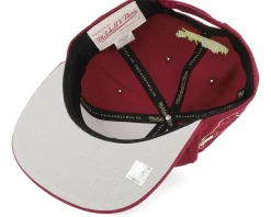 Chicago Bulls Merlot Shine Maroon Snapback - Mitchell & Ness