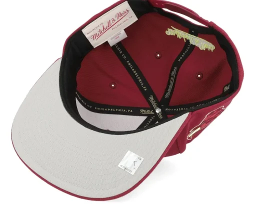 Chicago Bulls Merlot Shine Maroon Snapback - Mitchell & Ness