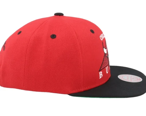 Chicago Bulls Monument Red/Black Snapback - Mitchell & Ness