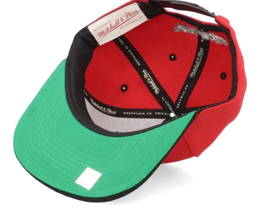 Chicago Bulls Monument Red/Black Snapback - Mitchell & Ness