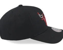 Chicago Bulls Neon Logo Pro Black Adjustable - Mitchell & Ness