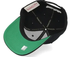 Chicago Bulls Neon Logo Pro Black Adjustable - Mitchell & Ness