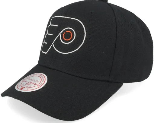 Chicago Bulls Neon Logo Pro Black Adjustable - Mitchell & Ness